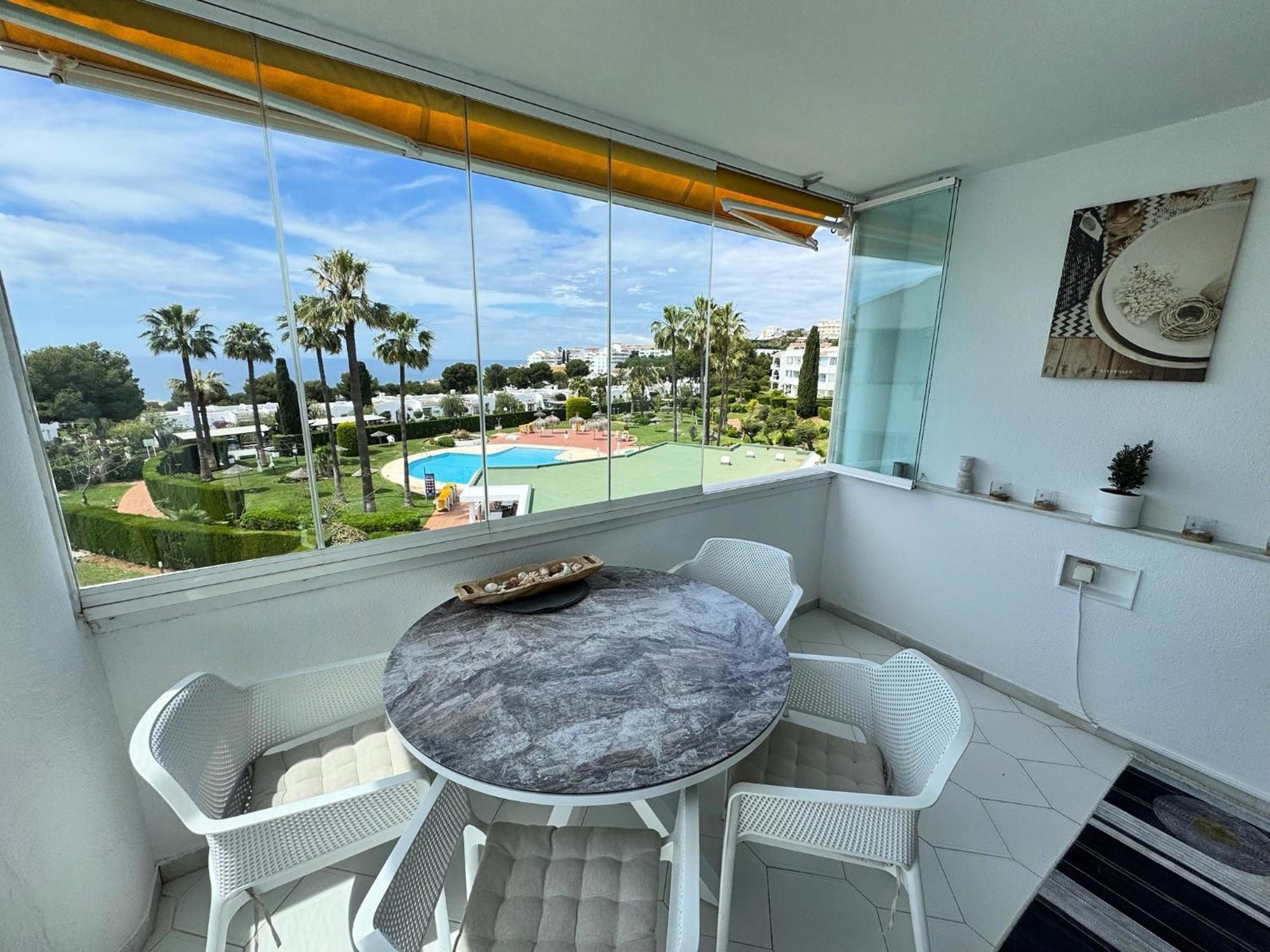 Amazing Sea View Apartment In Miraflores ラ・カラ・デ・ミハス エクステリア 写真